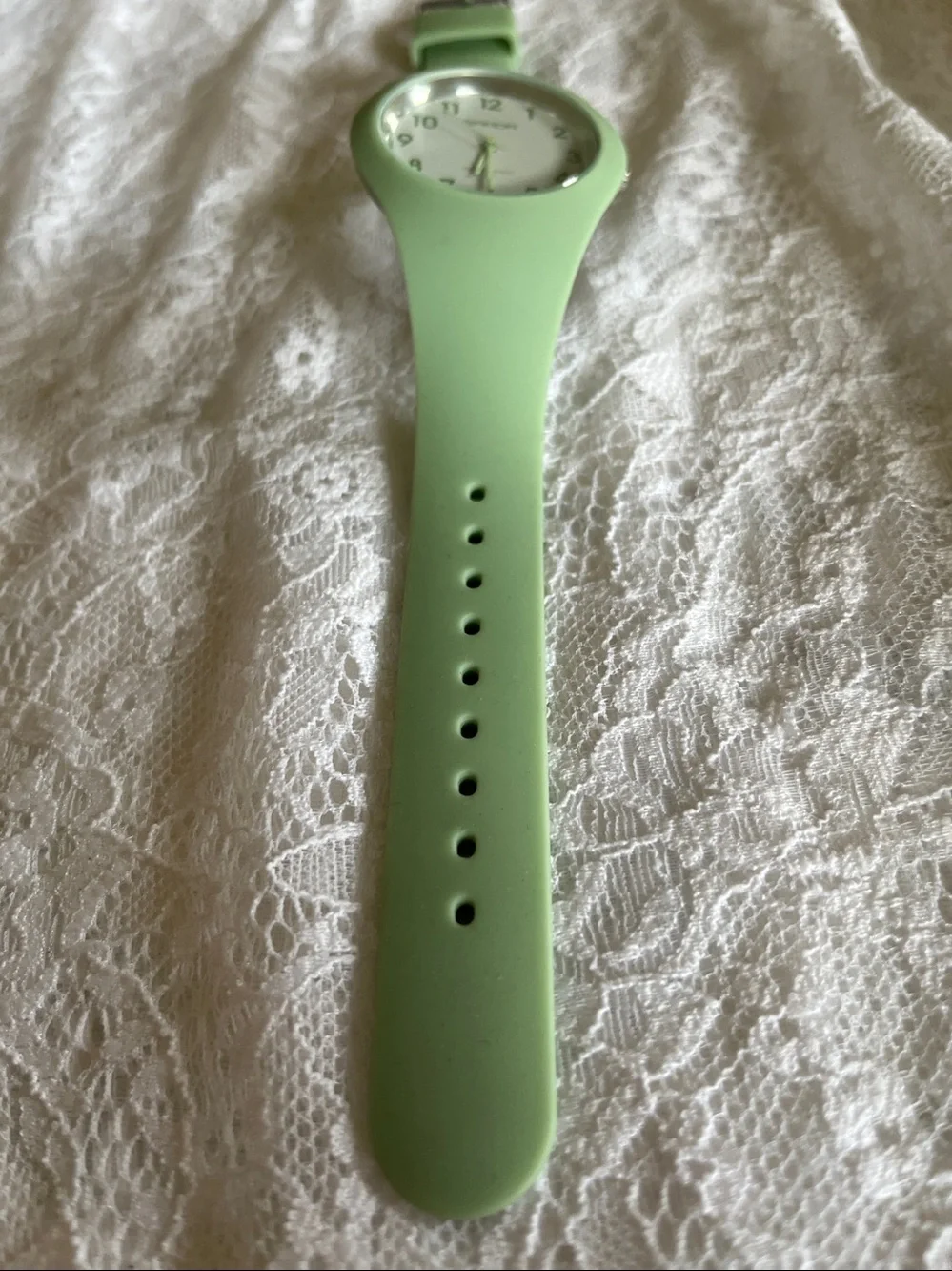 Green Silicone Watch